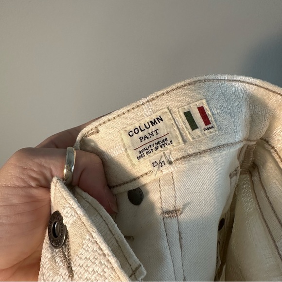 NWT Levi’s Made and Crafted in Italy Women’s taper leg plaid pants 25W x 27L - Picture 7 of 9